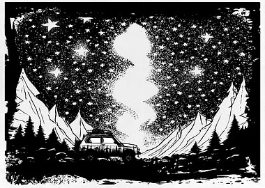 Night Drive Through Mountains