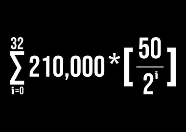 Bitcoin Supply Formula