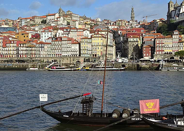 Porto Riverfront with Boats