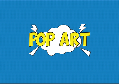 Pop Art Text Graphic