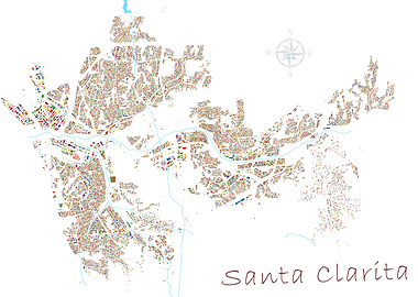 Santa Clarita City Map