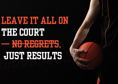 Basketball Motivation Poster