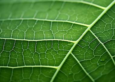 Leaf Veins Macro