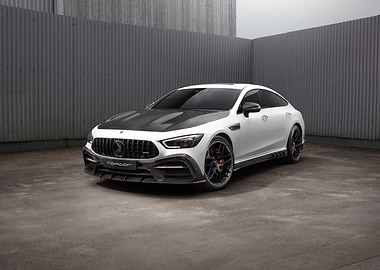 White Mercedes-Benz Coupe