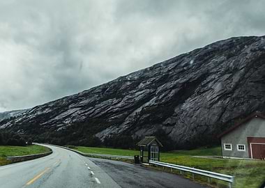 Mountain Road in Norway OU