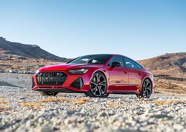 Red Audi RS7 Sportback