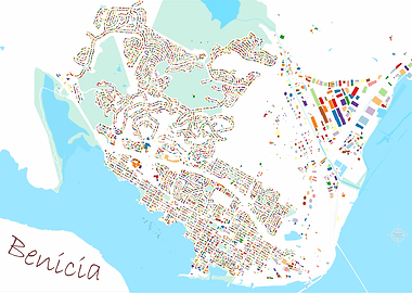 Benicía City Map