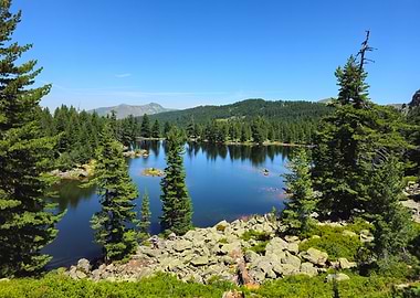 Mountain Lake Serenity