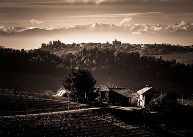 Langhe Italian Countryside Landscape