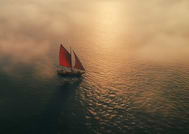 Sailboat on Calm Waters