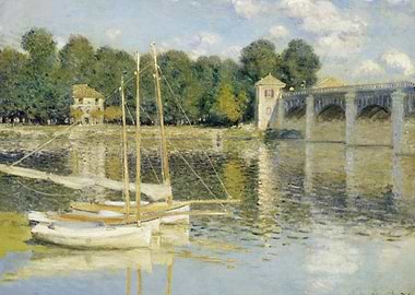 Bridge and Sailboats
