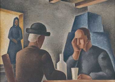 Three Figures in a Room