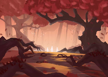 Mystical Forest Path