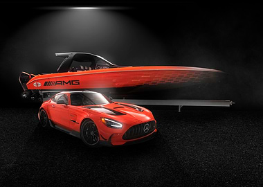 Mercedes AMG Car and Boat