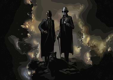 Daft Punk Space Art