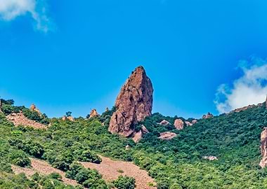 Red Rock Mountain Landscape