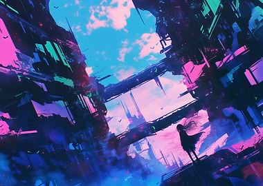 Cyberpunk Cityscape