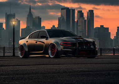 Dodge Charger Cityscape