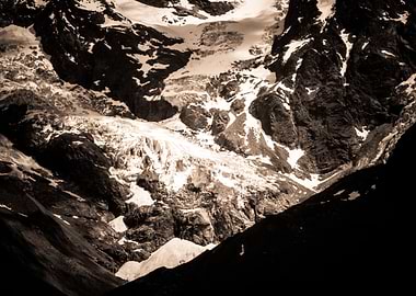 Glacier Mountain Landscape