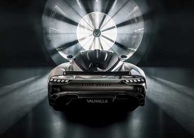 Valhalla Supercar in Wind Tunnel