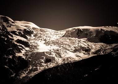 Snowy Mountain Peak