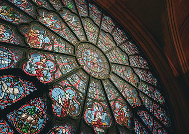 Grand rose of Notre-Dame of Paris