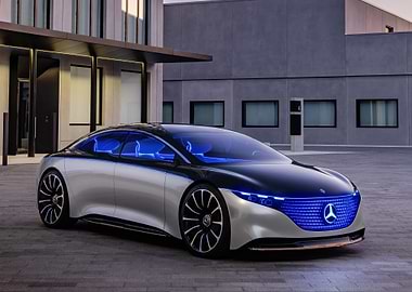 Mercedes-Benz Vision EQS Concept Car