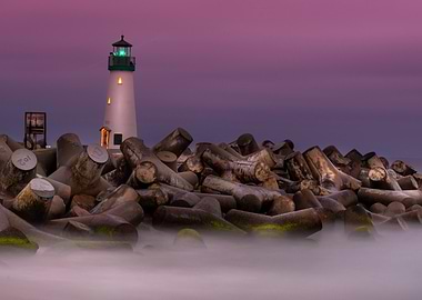 Lighthouse at Dusk