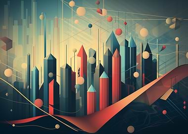 Abstract modern Cityscape