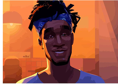 kid cudi with Bandana