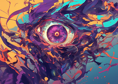 Abstract Eye Art