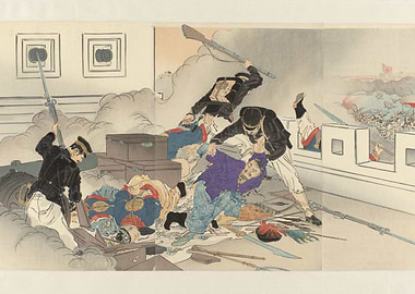 Japanese Battle Scene