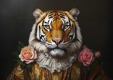 Tiger in Regal Attire