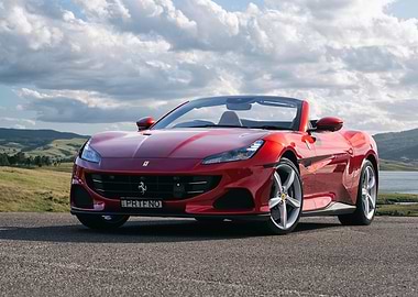 Red Ferrari Convertible
