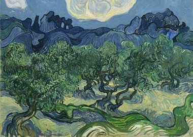 Olive Trees, Vincent van Gogh