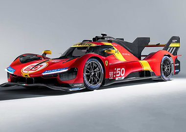Ferrari Hypercar Race Car