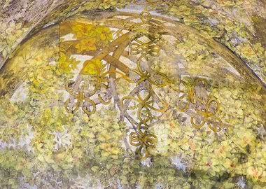 Floral Ceiling Mural