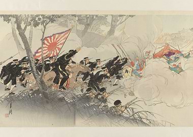 Japanese Soldiers in Battle