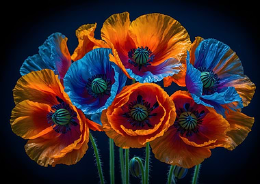 Vibrant Poppy Bouquet