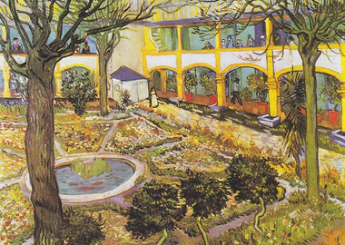 Hospital Garden Painting