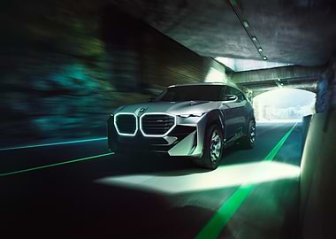 BMW Concept Car in Tunnel