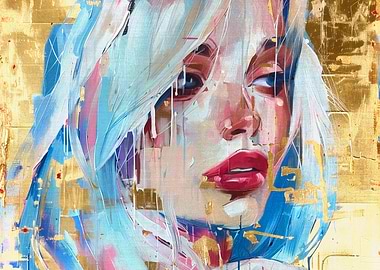 Abstract Woman Portrait