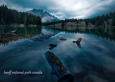 Banff Lake Reflection