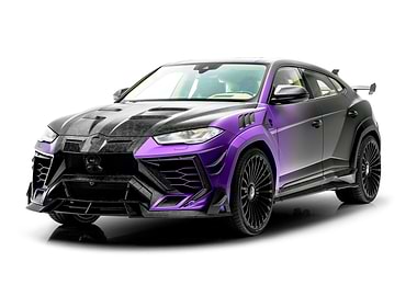 Purple Lamborghini Urus