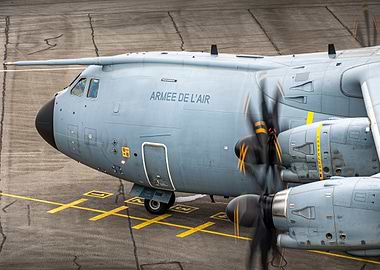French Air Force A400M Transport Plane