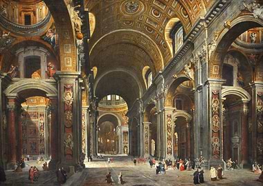 Interior of St. Peter's Basilica