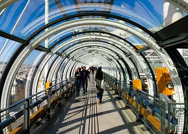 Futuristic Tunnel at Pompidou