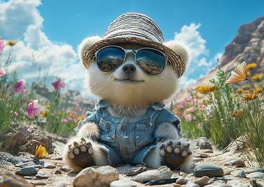 Cool Bear in Sunglasses