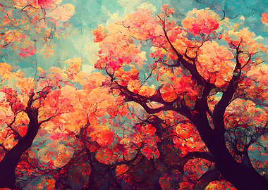 Autumn Tree Painting