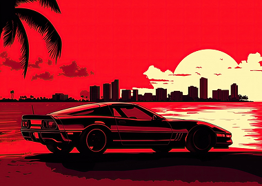 Miami Vice Sunset